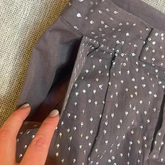 Gryphon Sequin Grey Mini Skirt - Picture 3 of 4